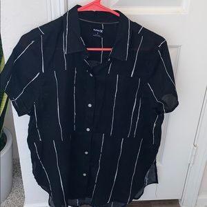 Hurley- women’s button up top